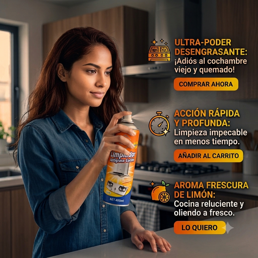 AeroClean - Desengrasa campanas y encimeras rápido