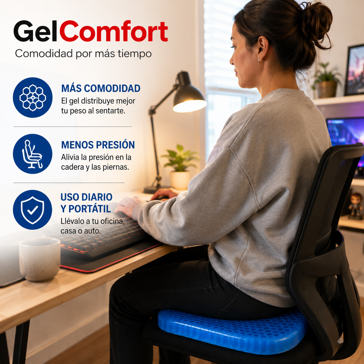 Cojín Gel ergonómico