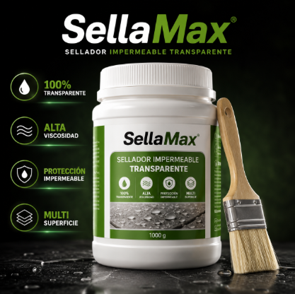 Sellador impermeable transparente
